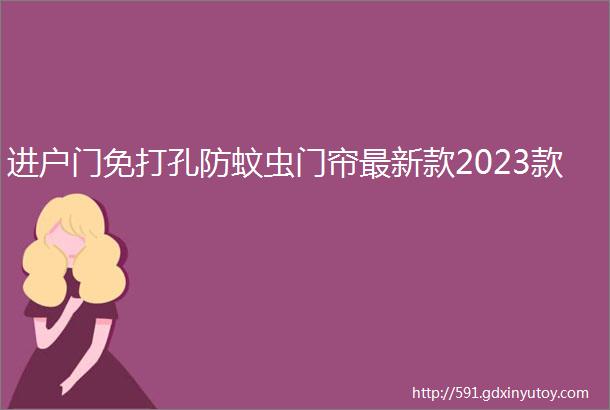 进户门免打孔防蚊虫门帘最新款2023款